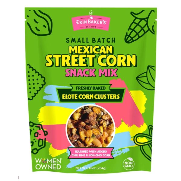 ERIN BAKERS: Mexican Street Corn Snack Mix, 10 oz