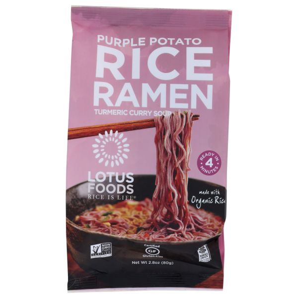LOTUS FOODS: Purple Potato & Brown Rice Ramen, 2.8 oz
