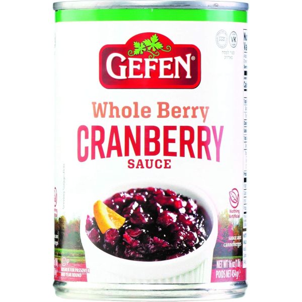 GEFEN: Cranberry Sauce Whole, 16 oz