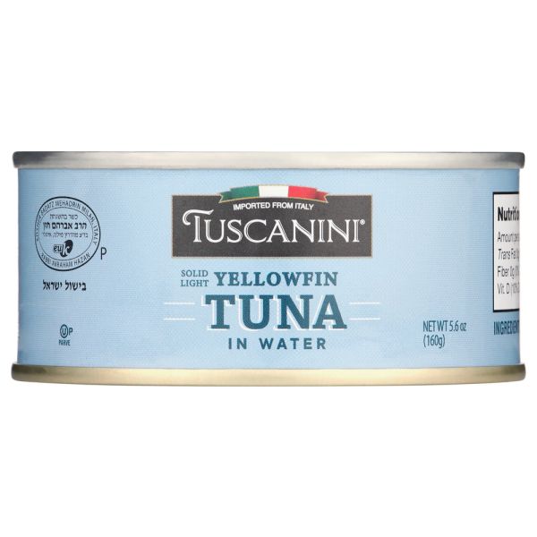 TUSCANINI: Tuna Steak In Water Can, 5.6 oz