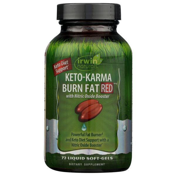 IRWIN NATURALS: Keto Karma Burn Fat Red, 72 sg
