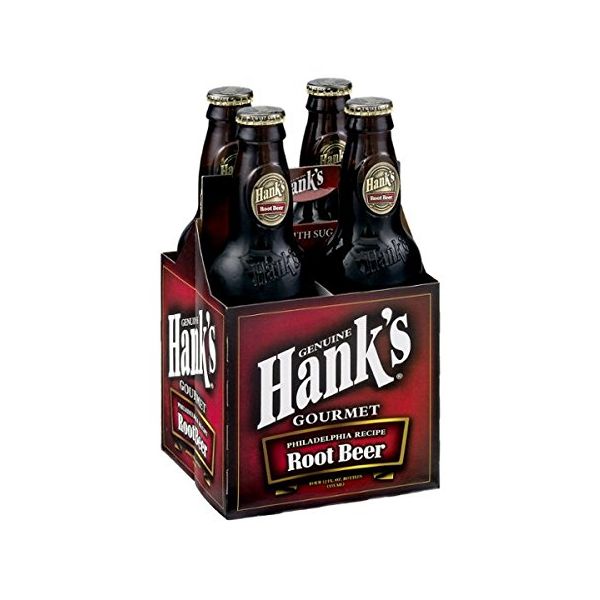 HANKS: Gourmet Soda Root Beer 4 Pack, 48 fo