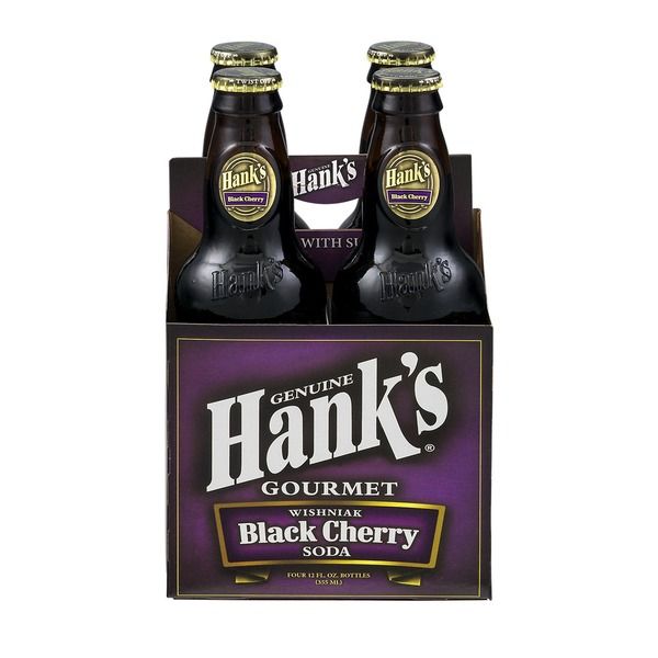 HANKS: Gourmet Soda Wishniak Black Cherry 4 Pack, 48 fo