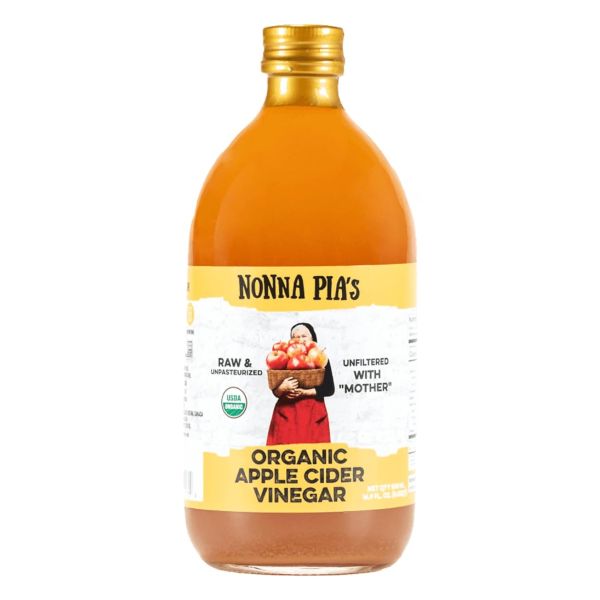NONNA PIAS: Organic Apple Cider Vinegar, 16.9 fo