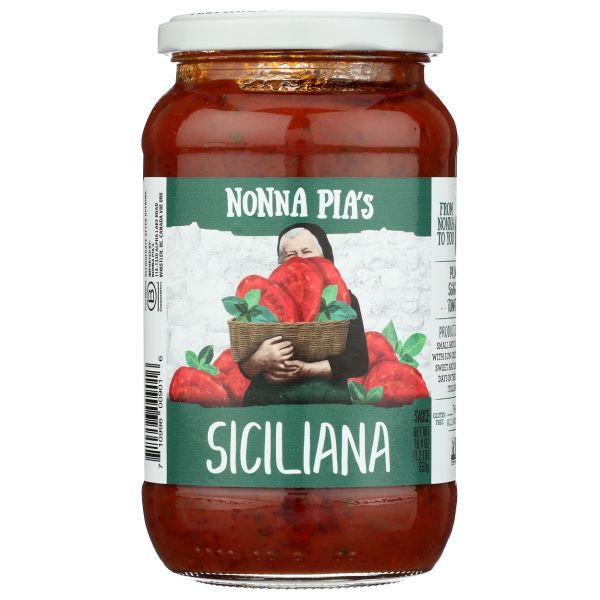 NONNA PIAS: Siciliana Pasta Sauce, 19.4 oz