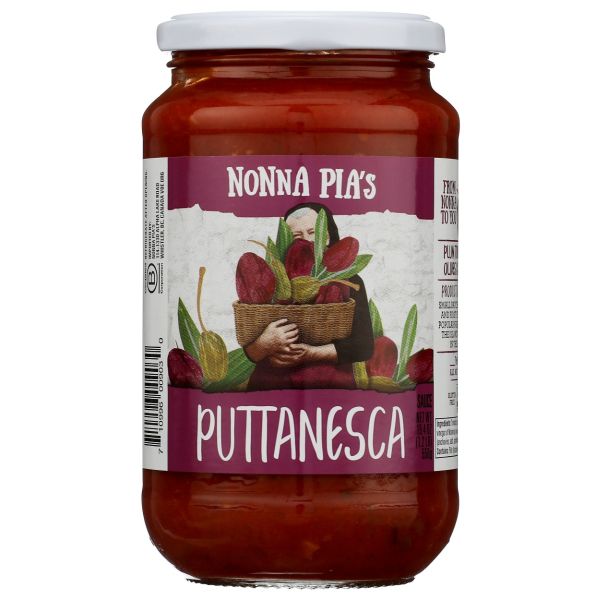 NONNA PIAS: Puttanesca Pasta Sauce, 19.4 oz