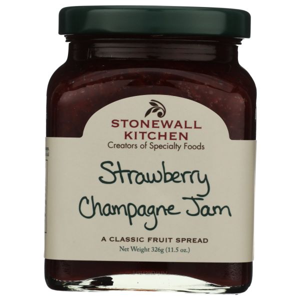 STONEWALL KITCHEN: Strawberry Champagne Jam, 11.5 oz