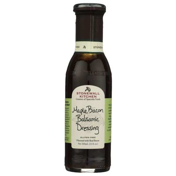 STONEWALL KITCHEN: Maple Bacon Balsamic Dressing, 11 fo