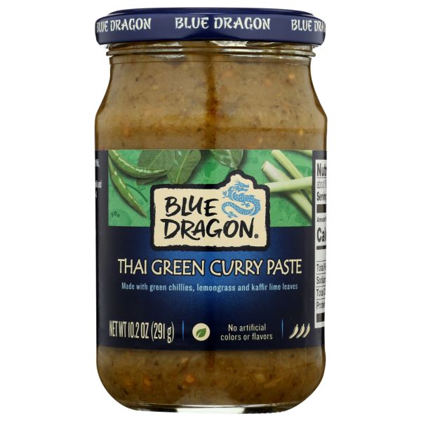 BLUE DRAGON: Curry Green Paste, 10.2 oz