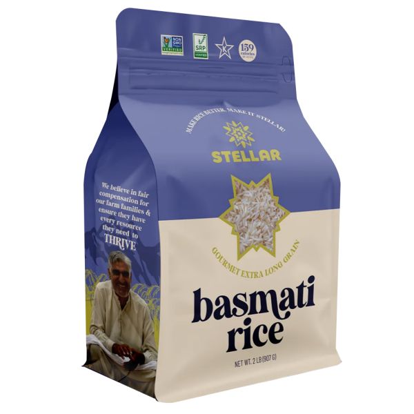 STELLAR BASMATI: Basmati Rice, 2 lb
