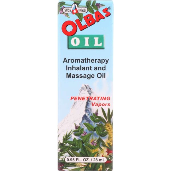 Olbas Aromatherapy Massage Oil and Inhalant, 0.95 Oz