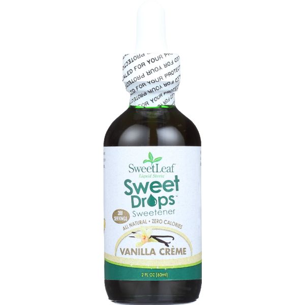 SWEETLEAF: Liquid Stevia Sweet Drops Sweetener Vanilla Creme, 2 oz