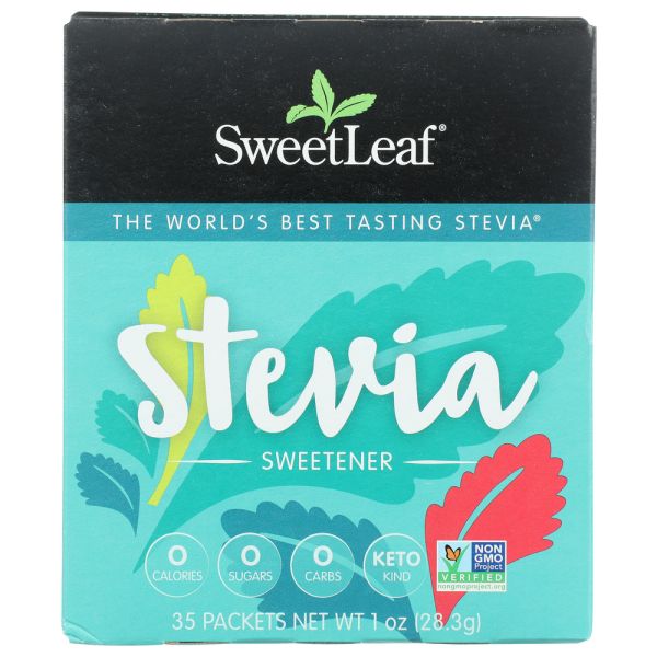 SWEETLEAF: Natural Stevia Sweetener, 35 Packets