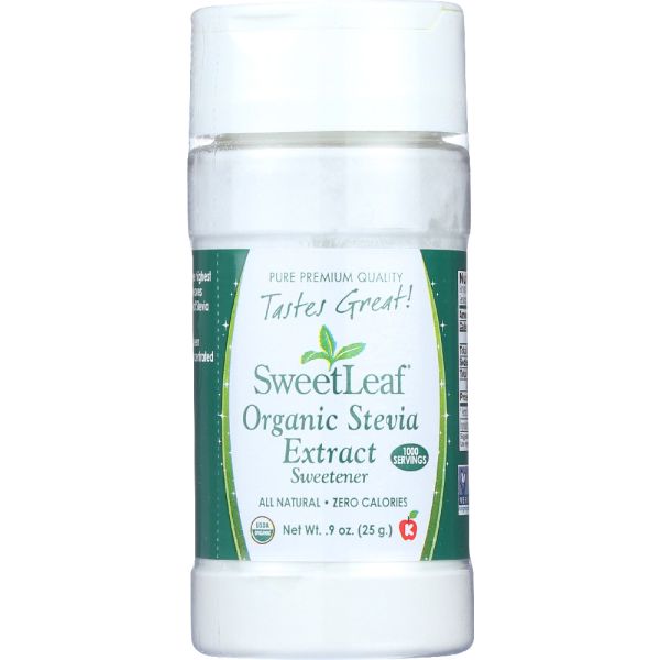 SWEETLEAF STEVIA: Organic Stevia Extract Sweetener, 0.9 oz