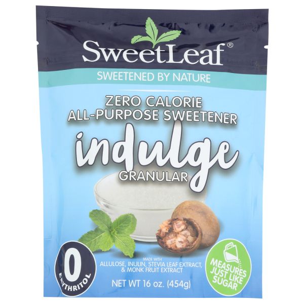 SWEETLEAF: Zero Calorie All-Purpose Indulge Granular Sweetener, 16 oz