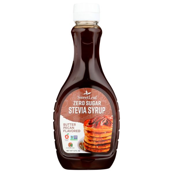 SWEETLEAF STEVIA: Syrup Stevia Butter Pecan, 12 oz
