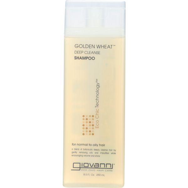Giovanni Cosmetics Golden Wheat Shampoo For Normal To Oily Hair, 8.5  Oz