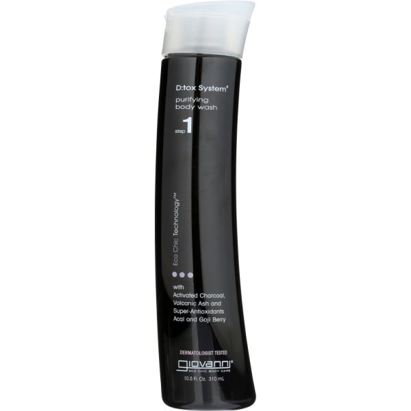 Giovanni D:tox System Purifying Body Wash Step 1, 10.5 Oz