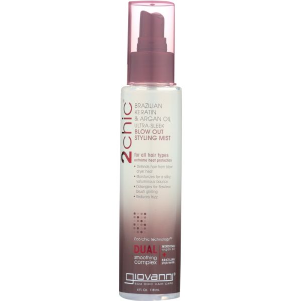 GIOVANNI COSMETICS: 2Chic Blow Out Styling Mist, 4 oz