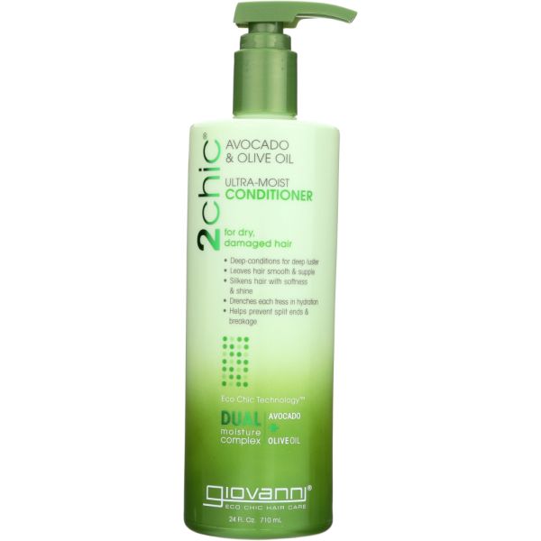 GIOVANNI COSMETICS: 2Chic Avocado & Olive Oil Ultra Moist Conditioner, 24 oz