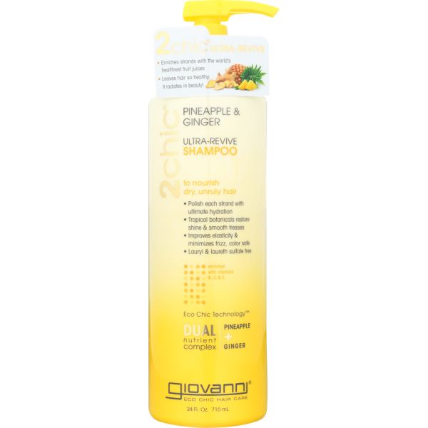 GIOVANNI COSMETICS: Pineapple Ginger Ultra-Revive Shampoo, 24 fo