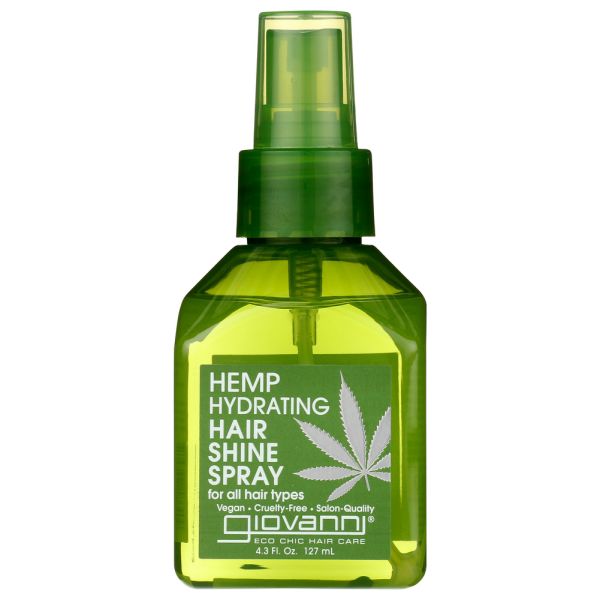 GIOVANNI COSMETICS: Hemp Hydrating Hair Shine Spray, 4.3 oz