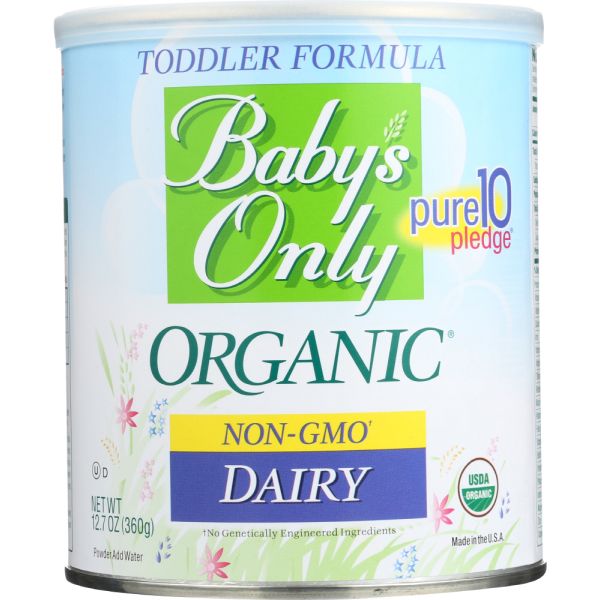 BABY'S ONLY: Organic Toddler Formula Dairy Iron Fortified, 12.7 Oz
