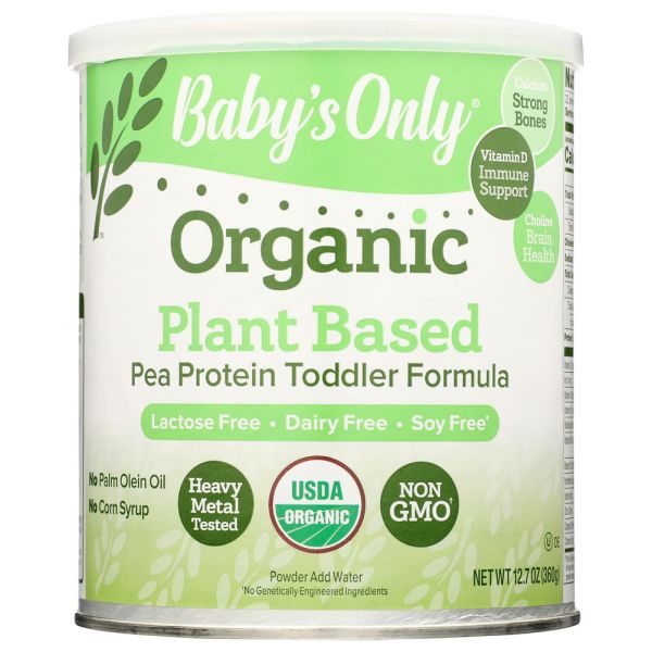 BABYS ONLY ORGANIC: Formula Baby Pea Protein, 12.7 oz