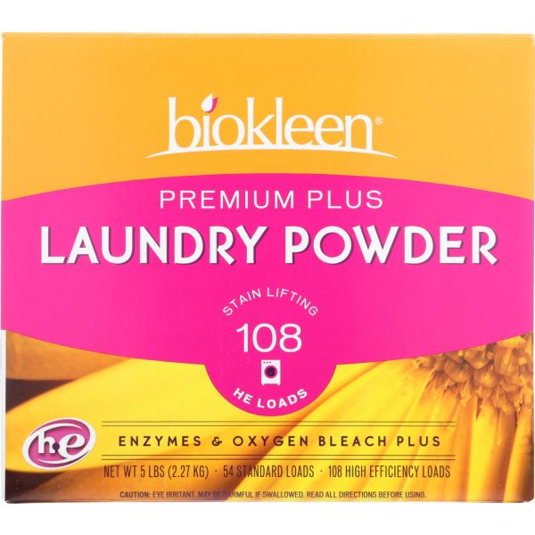 BIO KLEEN: Laundry Pwdr Premium, 5 lb