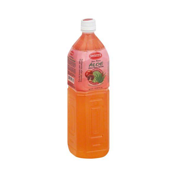 VISVITA: Drink Aloe Vera Pomegranate Flavor, 1.5 lt