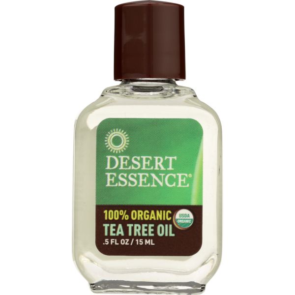 DESERT ESSENCE: Organic Tea Tree Oil, 0.5 oz