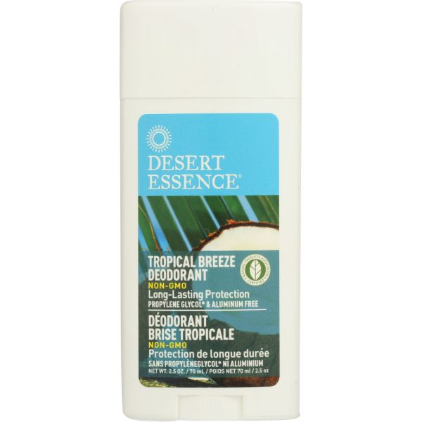 DESERT ESSENCE: Deodorant Tropical Breeze, 2.5 oz