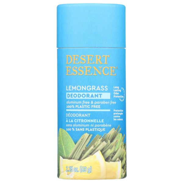 DESERT ESSENCE: Lemongrass Deodorant, 2.25 oz