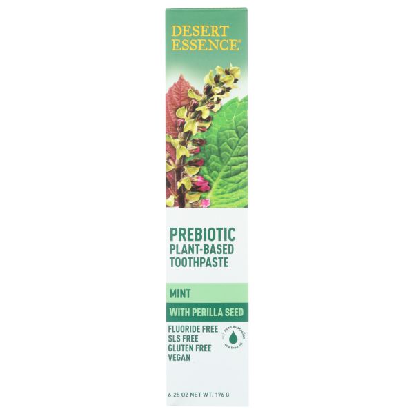 DESERT ESSENCE: Prebiotic Botanical Mint Toothpaste, 6.25 oz