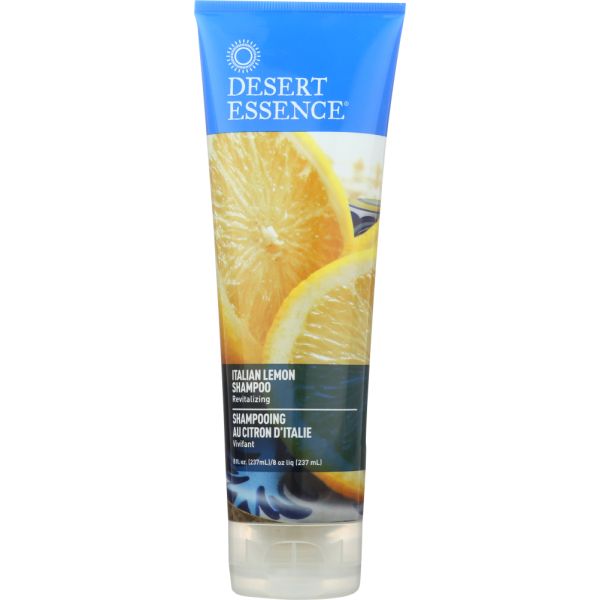 DESERT ESSENCE: Italian Lemon Shampoo Revitalizing, 8 oz