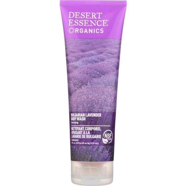 DESERT ESSENCE: Body Wash Bulgarian Lavender, 8 oz
