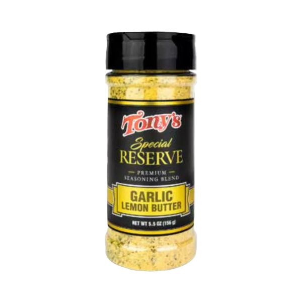TONY CHACHERE'S: Special Reserve Garlic Lemon Butter Seasoning Blend, 5 oz