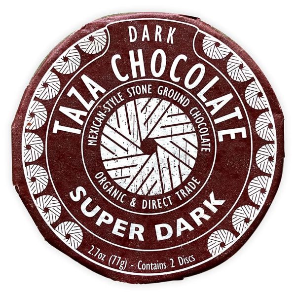 TAZA CHOCOLATE: 85% Super Dark Chocolate Disc, 2.7 oz