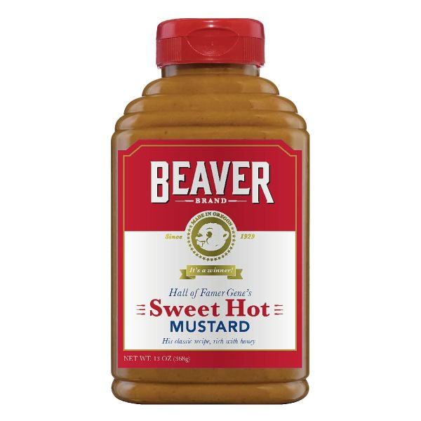 BEAVER: Mustard Sqz Sweet Hot, 13 oz