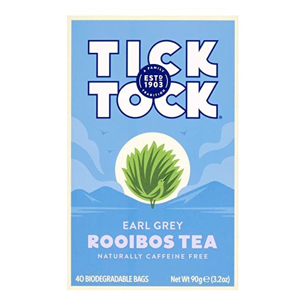 TICK TOCK TEA: Tea Early Grey Rooibos, 40 bg