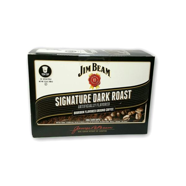 JIM BEAM COFFEE: Coffee Drk Roast Sngl Srv, 10 pc
