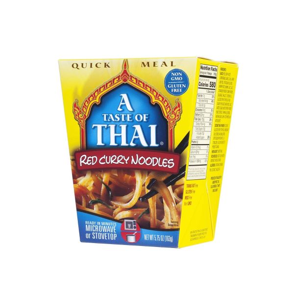 TASTE OF THAI: Red Curry Noodles Quick Meal, 5.75 oz