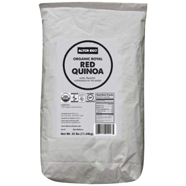 ALTER ECO: Organic Royal Red Quinoa, 25 lb