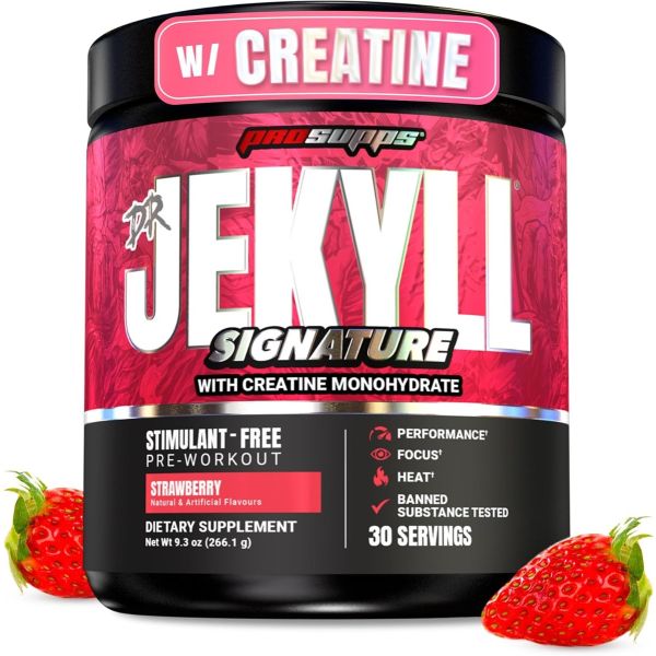 PROSUPPS: Dr Jekyll Signature Strawberry Powder, 9.3 oz