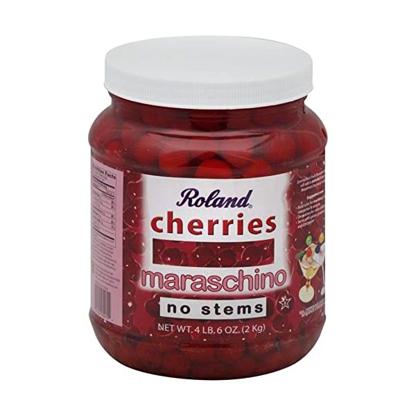 ROLAND: Cherries Maraschino No Stem, 0.5 ga