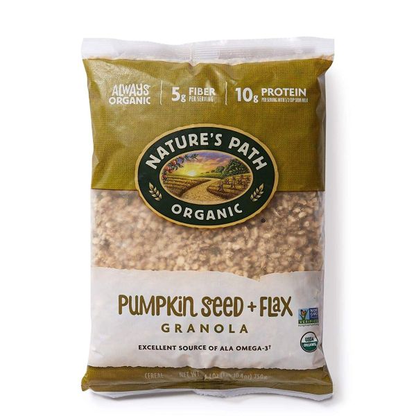 NATURES PATH: Organic Pumpkin Seed + Flax Granola, 26.4 oz