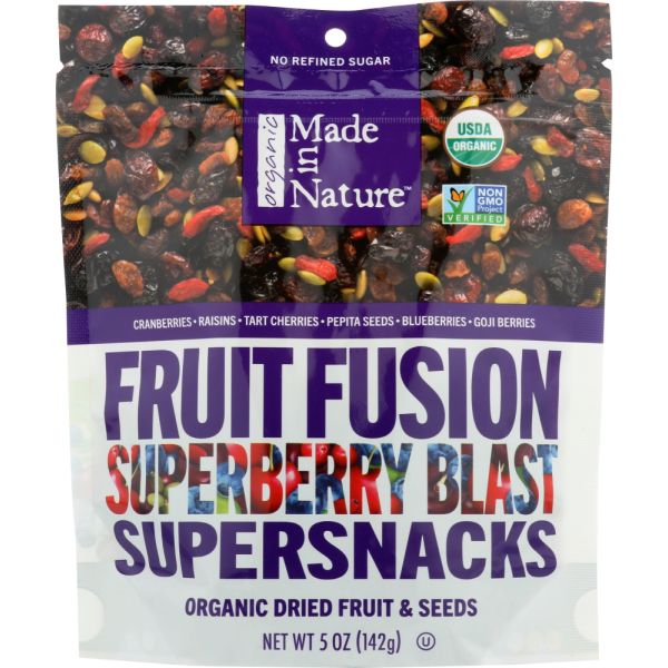 MADE IN NATURE: Superberry Fruit Fusion Dried Fruit, 5 oz