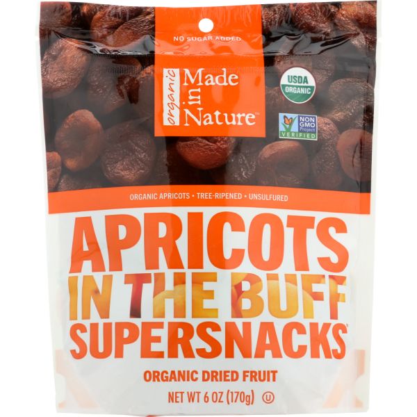MADE IN NATURE: Organic Tree Ripened Apricots, 6 oz