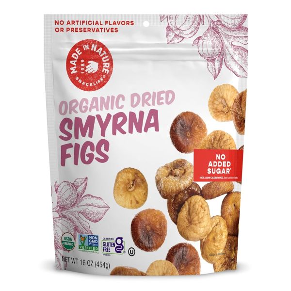MADE IN NATURE: Organic Dried Smyrna Figs, 20 oz