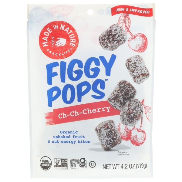 MADE IN NATURE: Organic Tart Cherry Figgy Pops, 4.2 oz